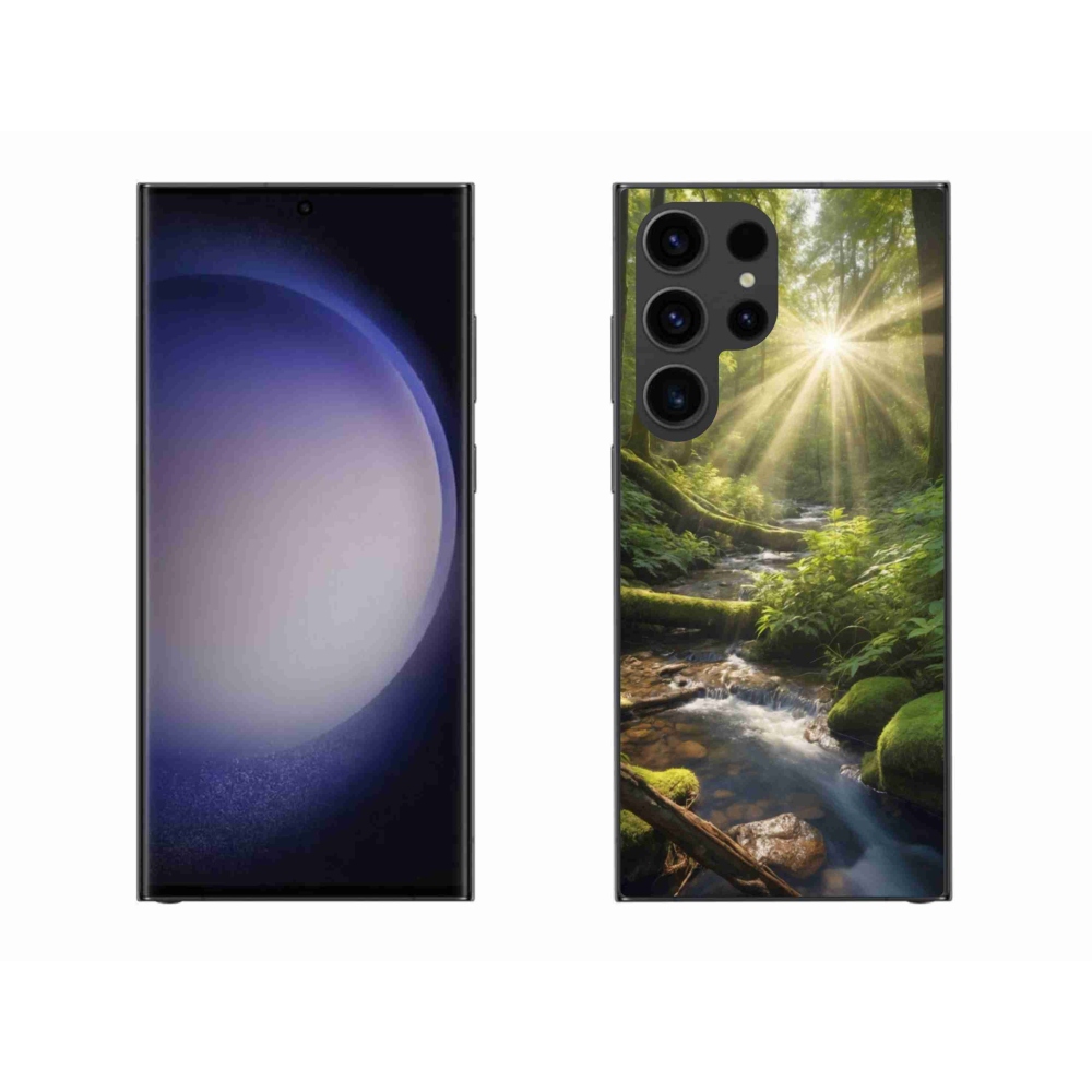 Zselés borítás mmCase Samsung Galaxy S23 Ultra 5G - az erdő mélysége