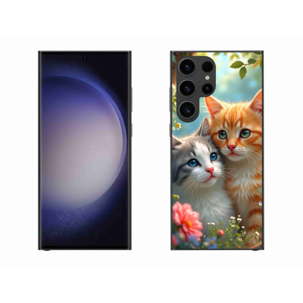 Gél borító mmCase Samsung Galaxy S23 Ultra 5G - macskaszerelem 2