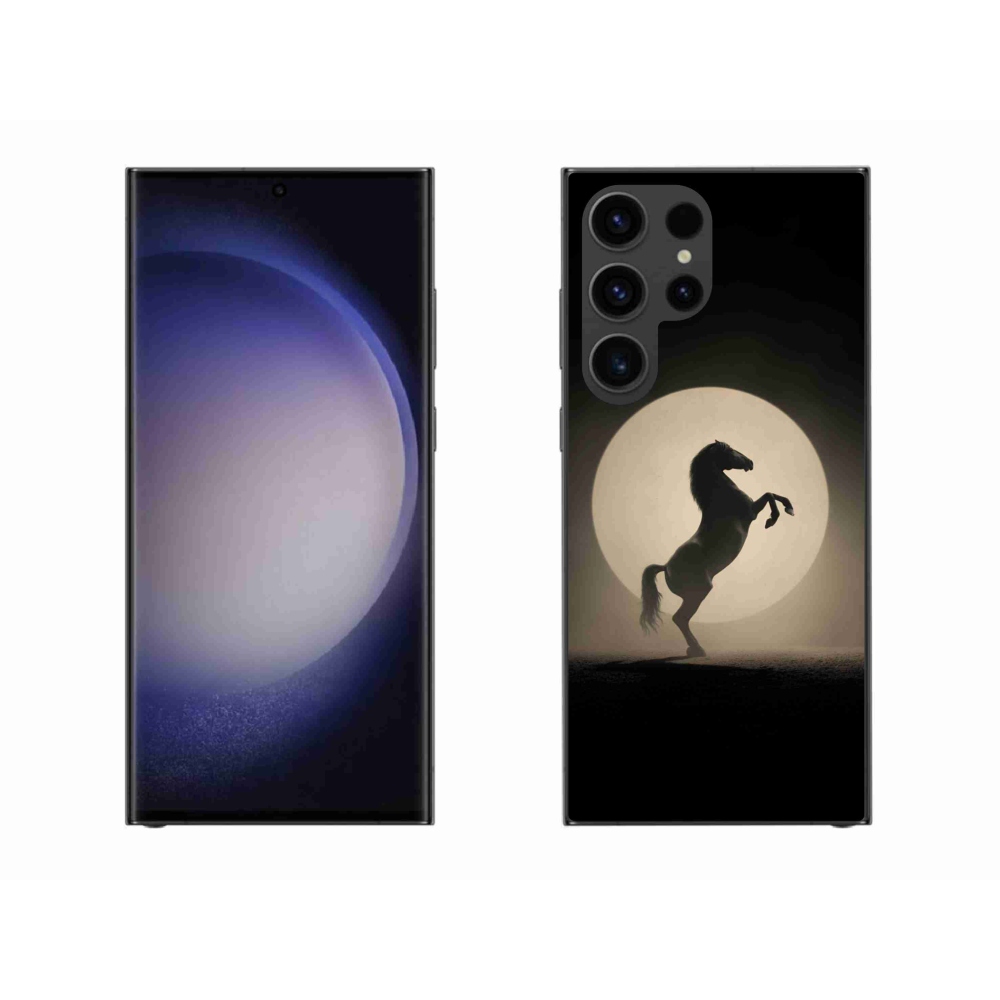 Zselés borítás mmCase Samsung Galaxy S23 Ultra 5G - ló sziluettje