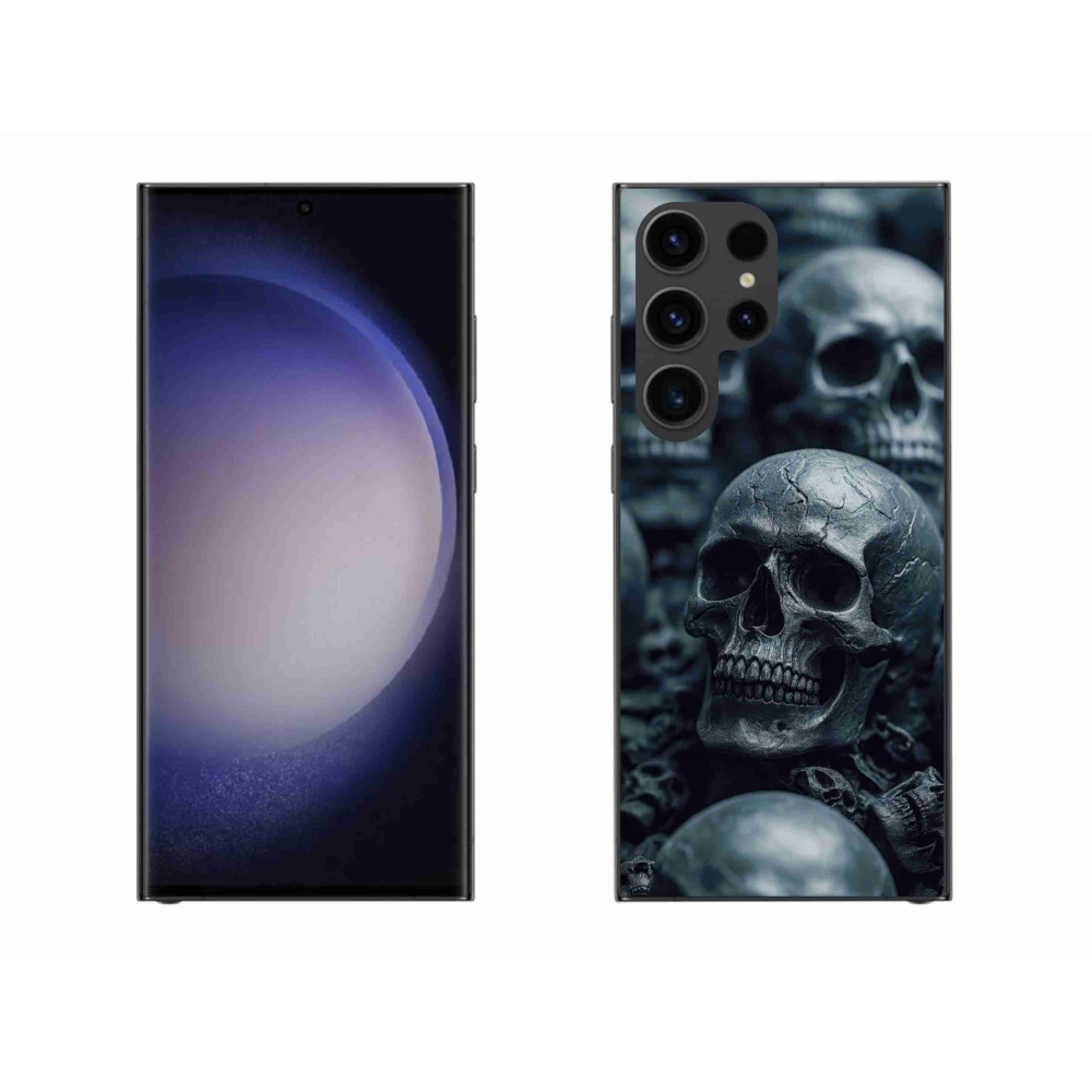 Zselés borítás mmCase Samsung Galaxy S23 Ultra 5G - koponya 2