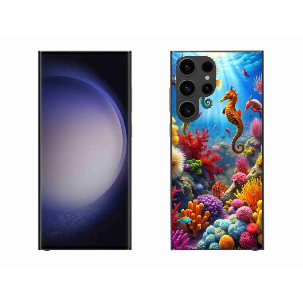 Zselés borítás mmCase Samsung Galaxy S23 Ultra 5G - Sea World 3