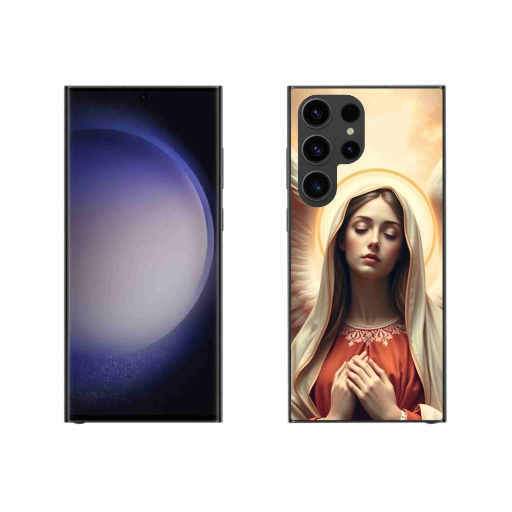 Zselés borítás mmCase Samsung Galaxy S23 Ultra 5G - vallási motívumhoz