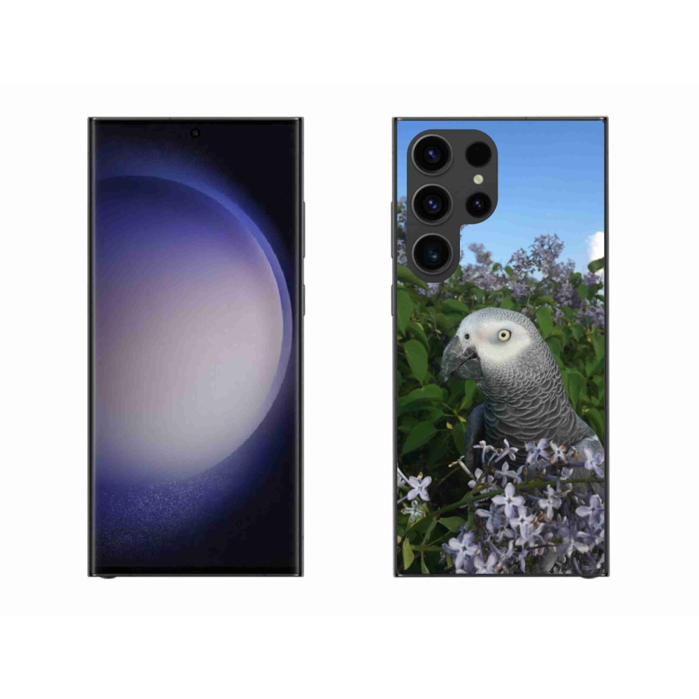 Gél borítás mmCase Samsung Galaxy S23 Ultra 5G készülékhez - papagáj jacco