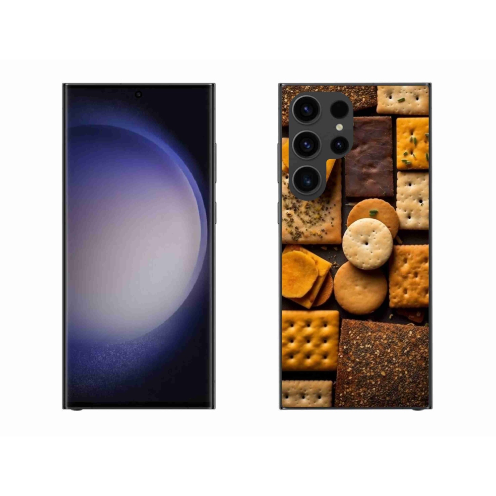 Zselés borítás mmCase Samsung Galaxy S23 Ultra 5G - kekszek