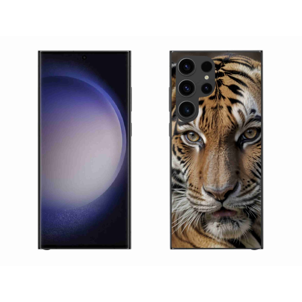 Zselés borítás mmCase Samsung Galaxy S23 Ultra 5G - tigris nézet
