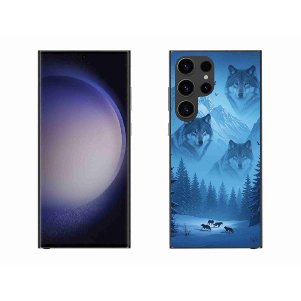 Gél védőhuzat mmCase Samsung Galaxy S23 Ultra 5G - farkas csomag