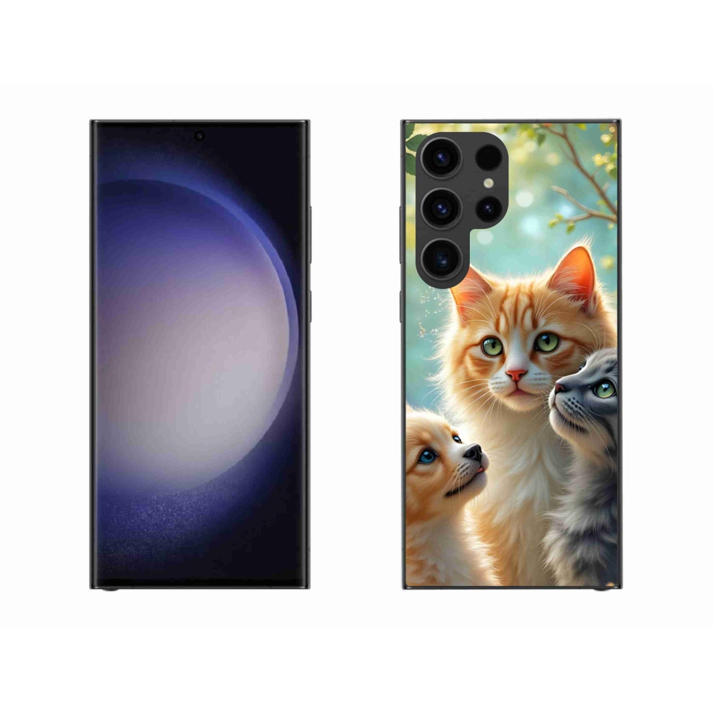 Gél borítás mmCase Samsung Galaxy S23 Ultra 5G - állatbarátság 2