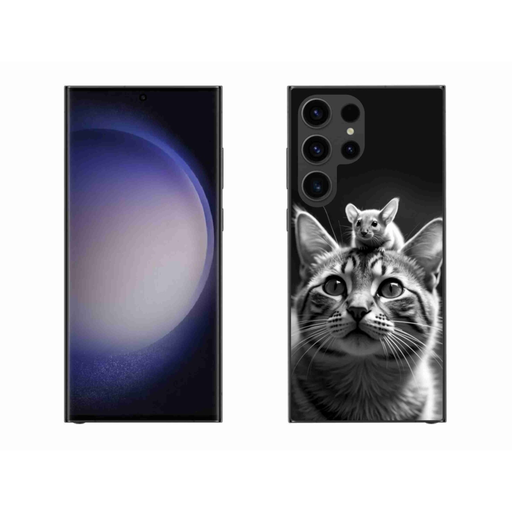 Gél borítás mmCase Samsung Galaxy S23 Ultra 5G - állatbarátság 2