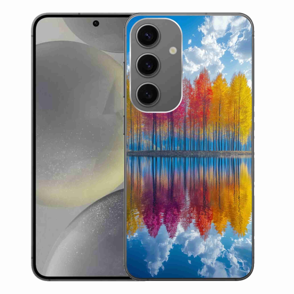 Gél borítás mmCase Samsung Galaxy S24+ - színes fákhoz
