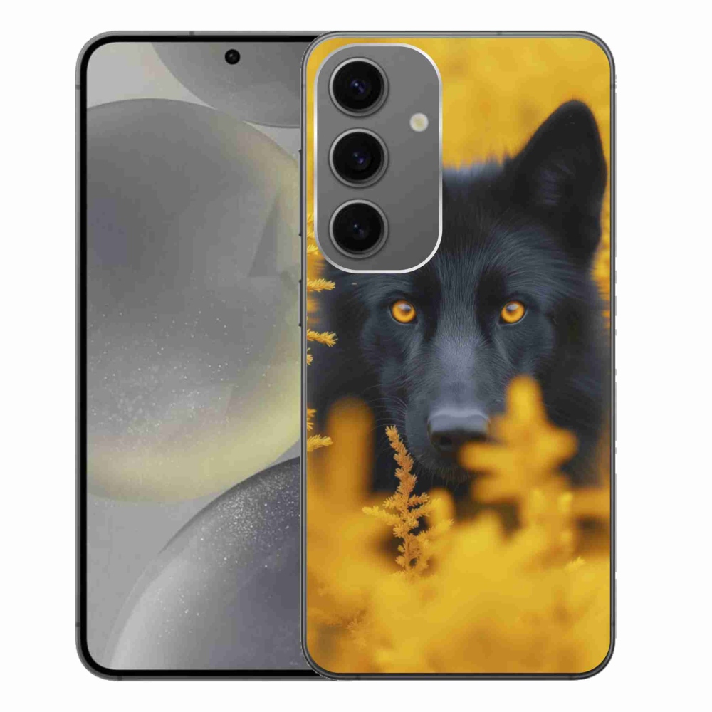 Zselés borítás mmCase Samsung Galaxy S24+ - fekete farkas 2