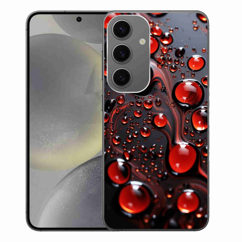 Gél védőhuzat mmCase Samsung Galaxy S24+ - piros csepp 2