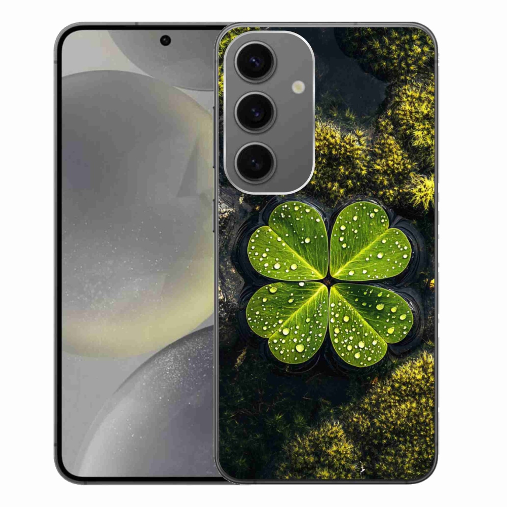 Gél borítás mmCase Samsung Galaxy S24+ készülékhez - négylevelű lóhere