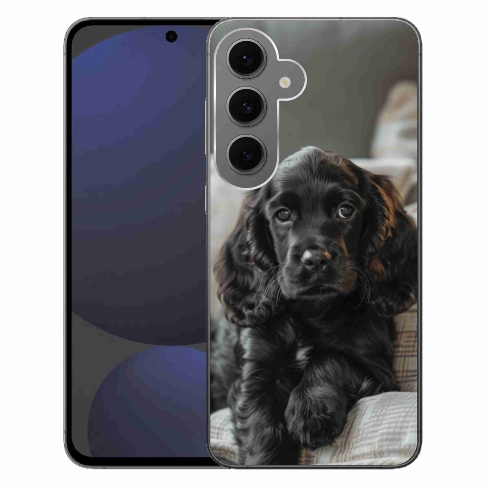 Zselés borítás mmCase Samsung Galaxy S24 FE készülékhez - English Cocker Spaniel