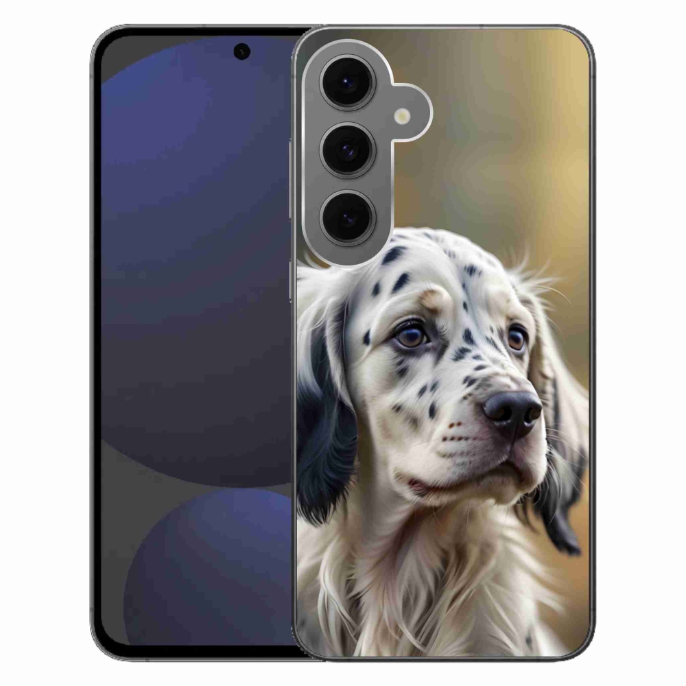Zselés borítás mmCase Samsung Galaxy S24 FE készülékhez - English Setter