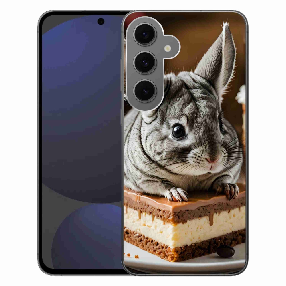 Gél védőhuzat mmCase Samsung Galaxy S24 FE készülékhez - csincsilla