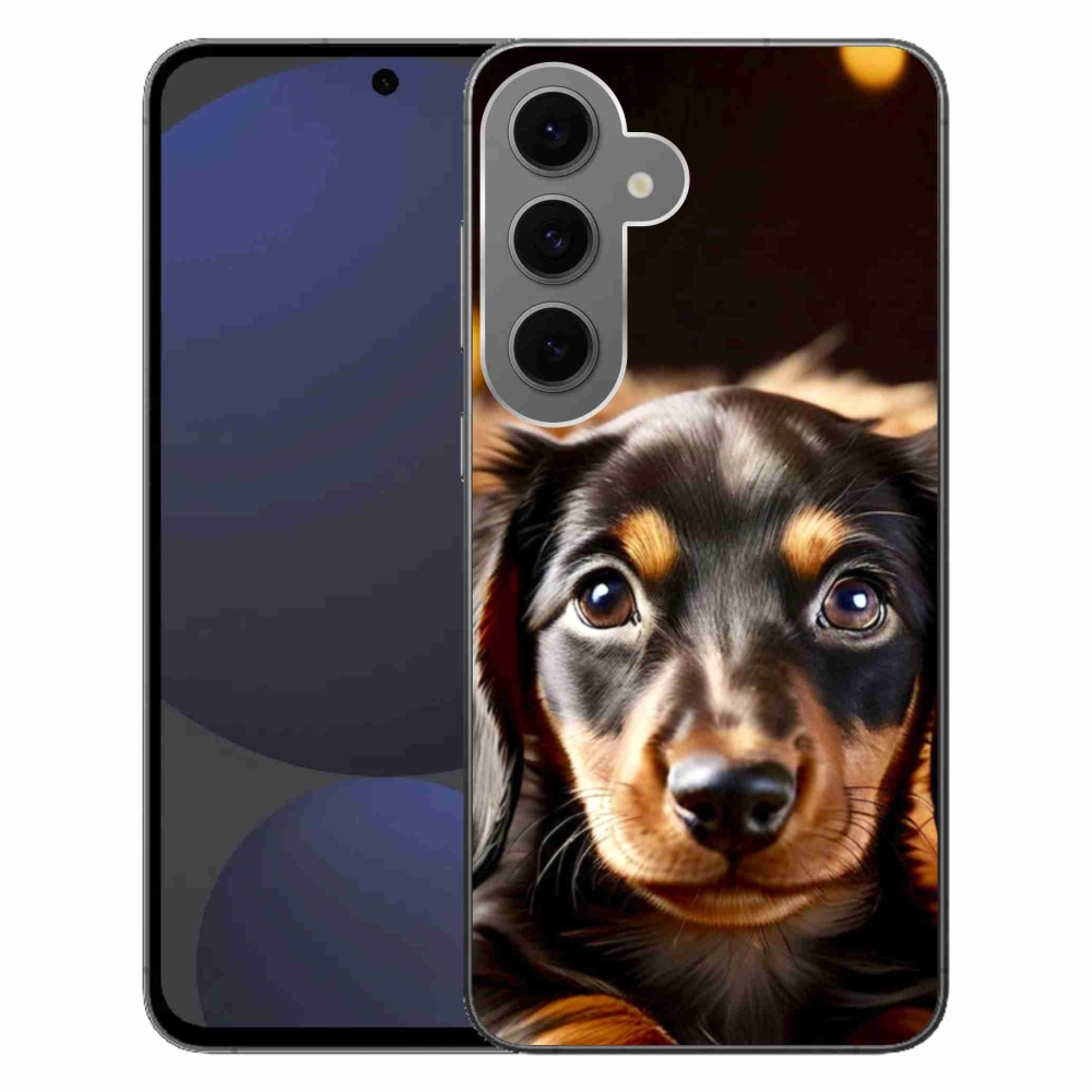 Zselés borítás mmCase Samsung Galaxy S24 FE - tacskóhoz