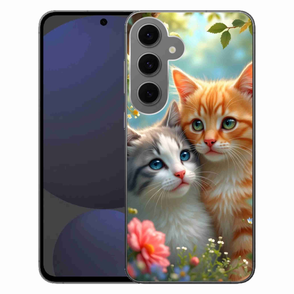 Gél borítás mmCase Samsung Galaxy S24 FE - macskaszerelem 2