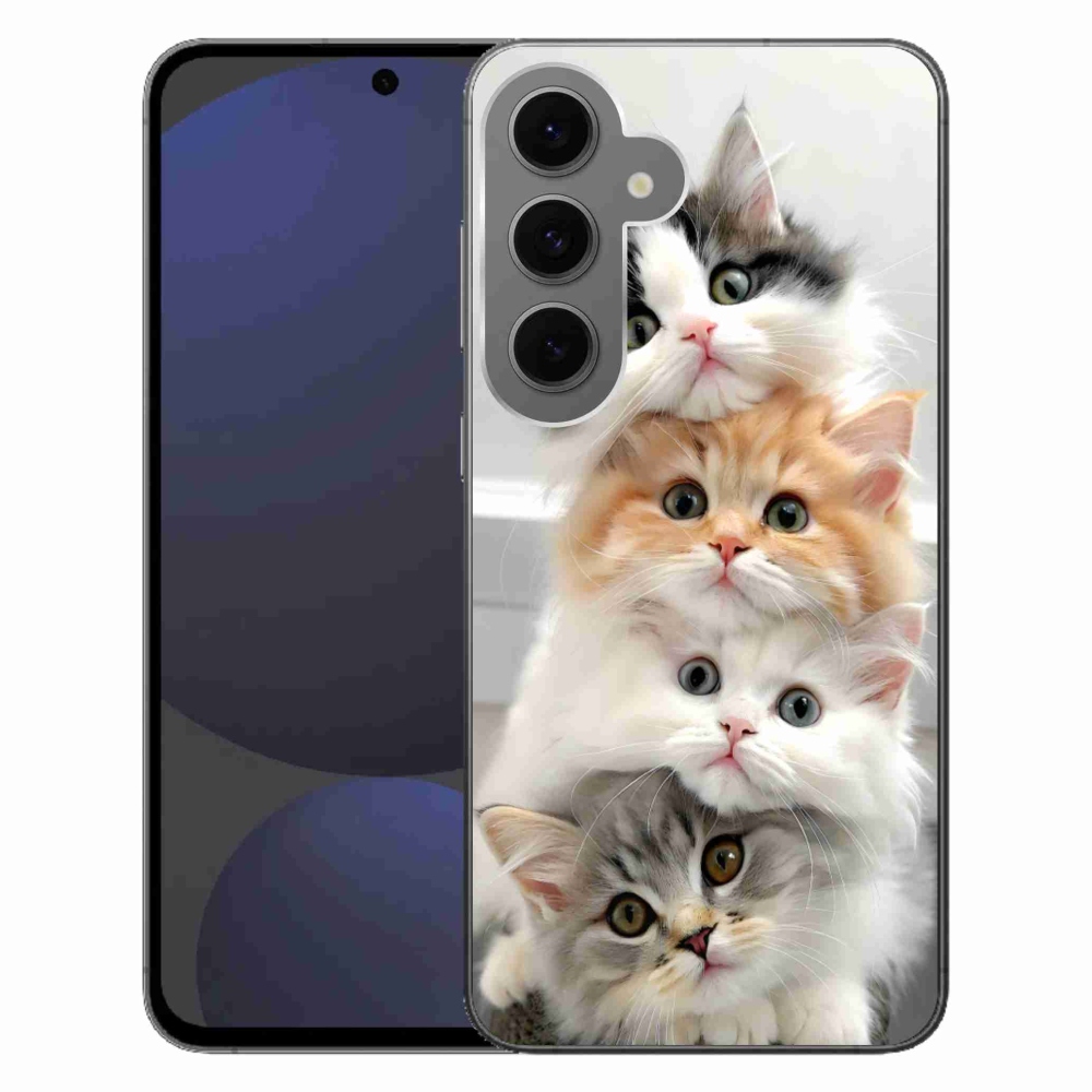 Zselés borítás mmCase Samsung Galaxy S24 FE készülékhez - cat group