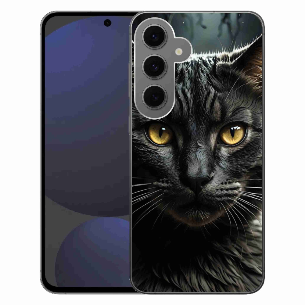 Zselés borítás mmCase Samsung Galaxy S24 FE készülékhez - cat view 3