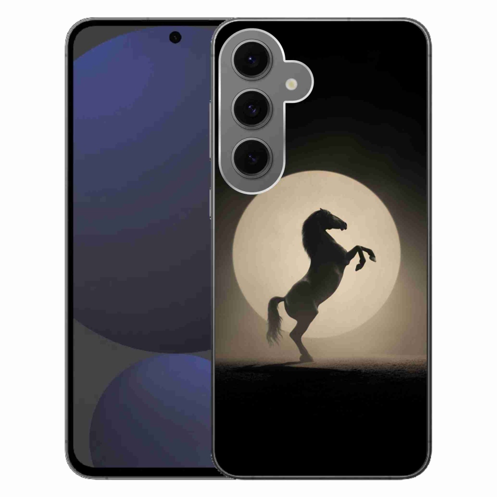 Zselés borítás mmCase Samsung Galaxy S24 FE készülékhez - ló sziluettben