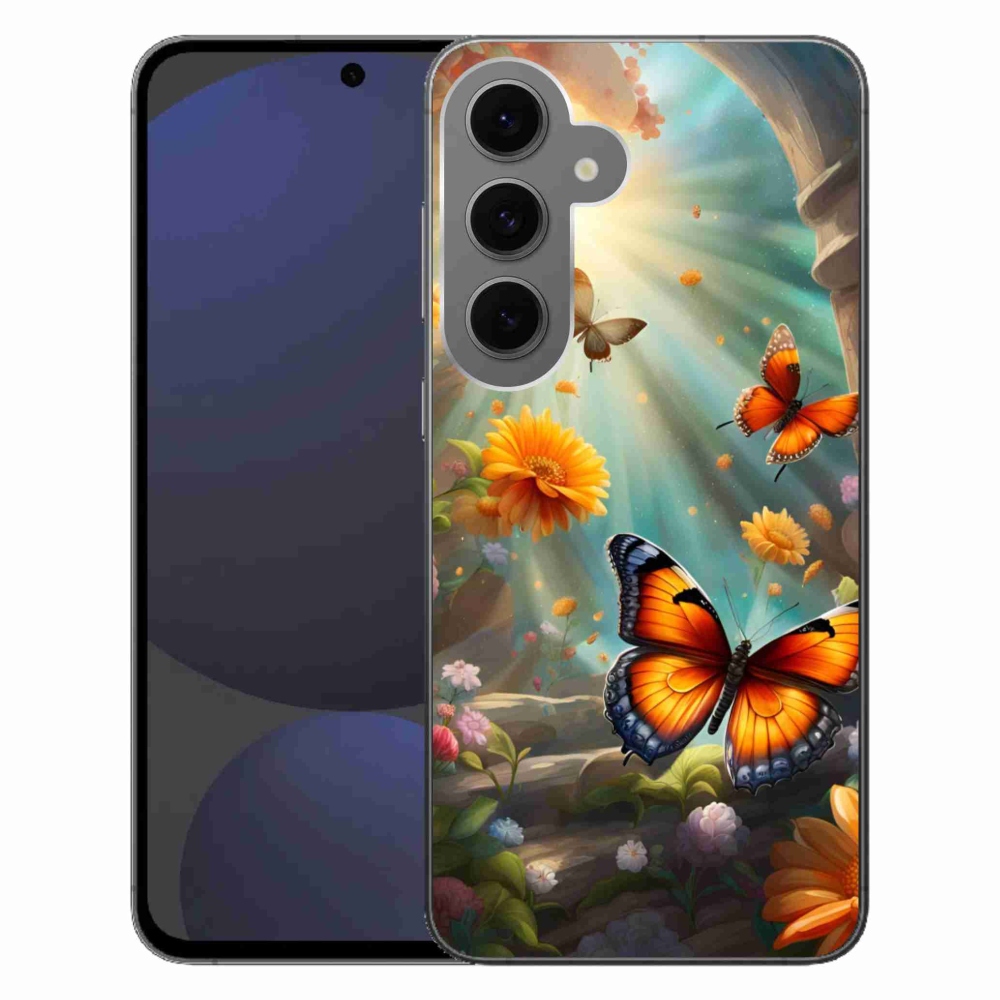 Zselés borítás mmCase Samsung Galaxy S24 FE - pillangókert 2