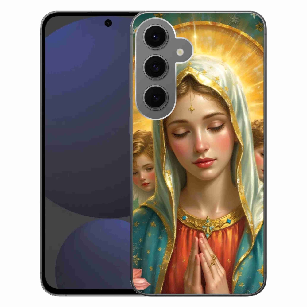 Zselés borítás mmCase Samsung Galaxy S24 FE - vallási motívum 3