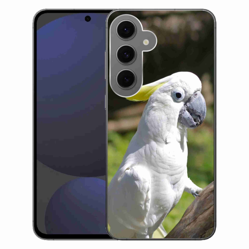 Zselés borítás mmCase Samsung Galaxy S24 FE - papagáj kakadu 2