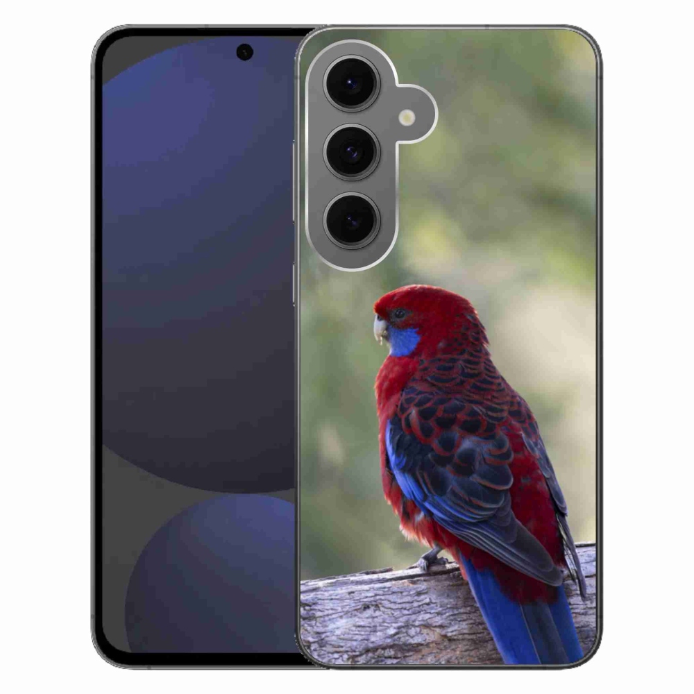 Zselés borítás mmCase Samsung Galaxy S24 FE készülékhez - papagáj rosela