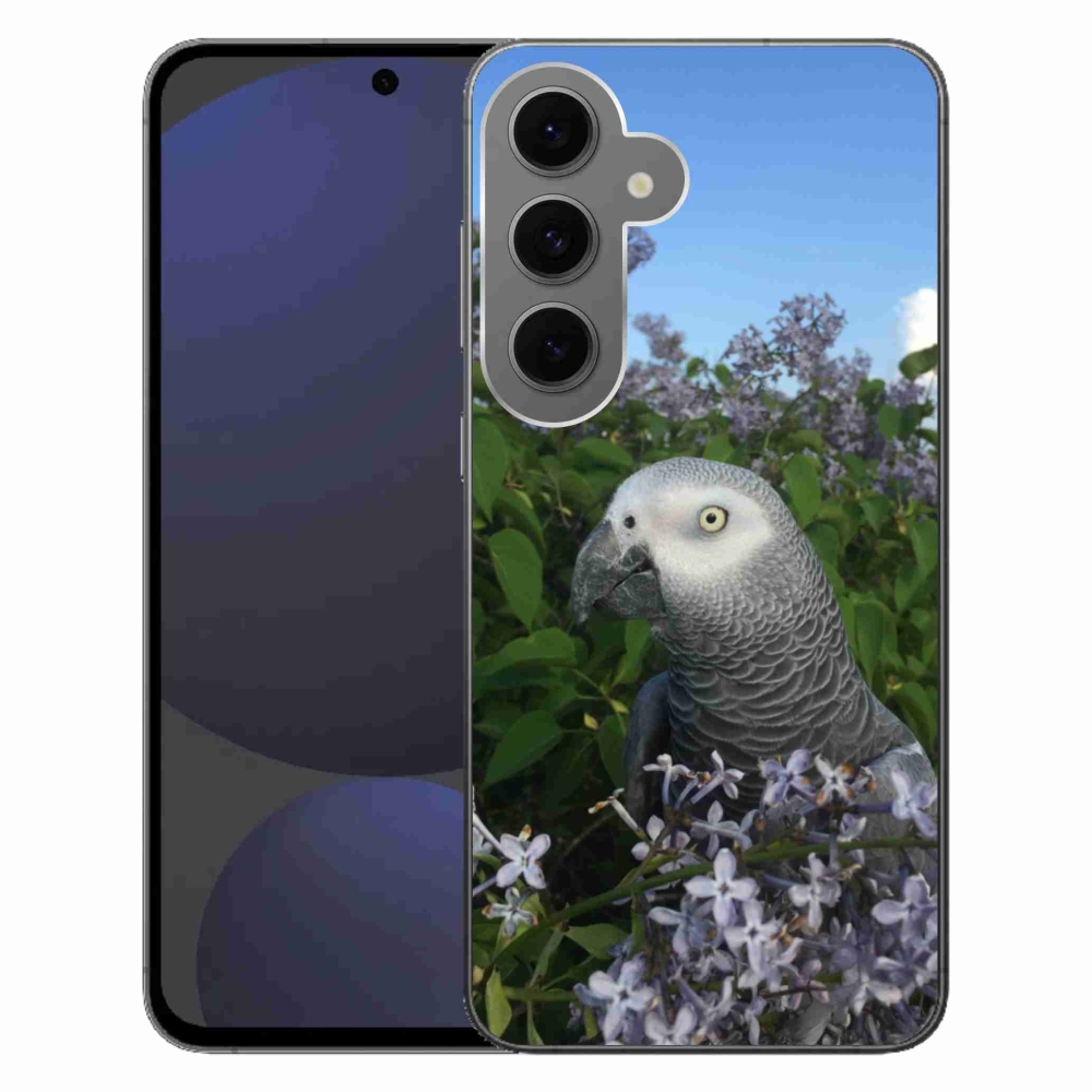 Gél borítás mmCase Samsung Galaxy S24 FE készülékhez - papagáj jacco