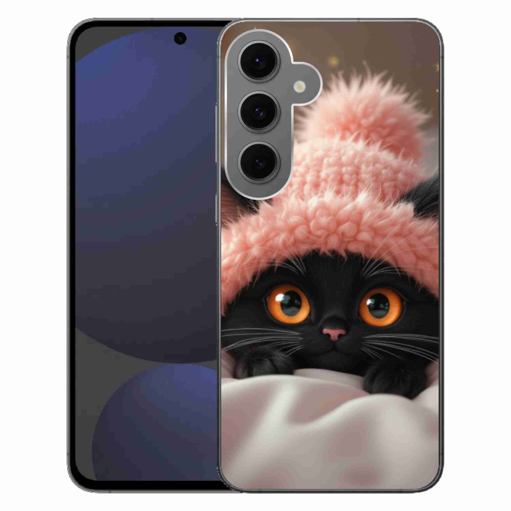 Gél borító mmCase Samsung Galaxy S24 FE - aranyos cica 7