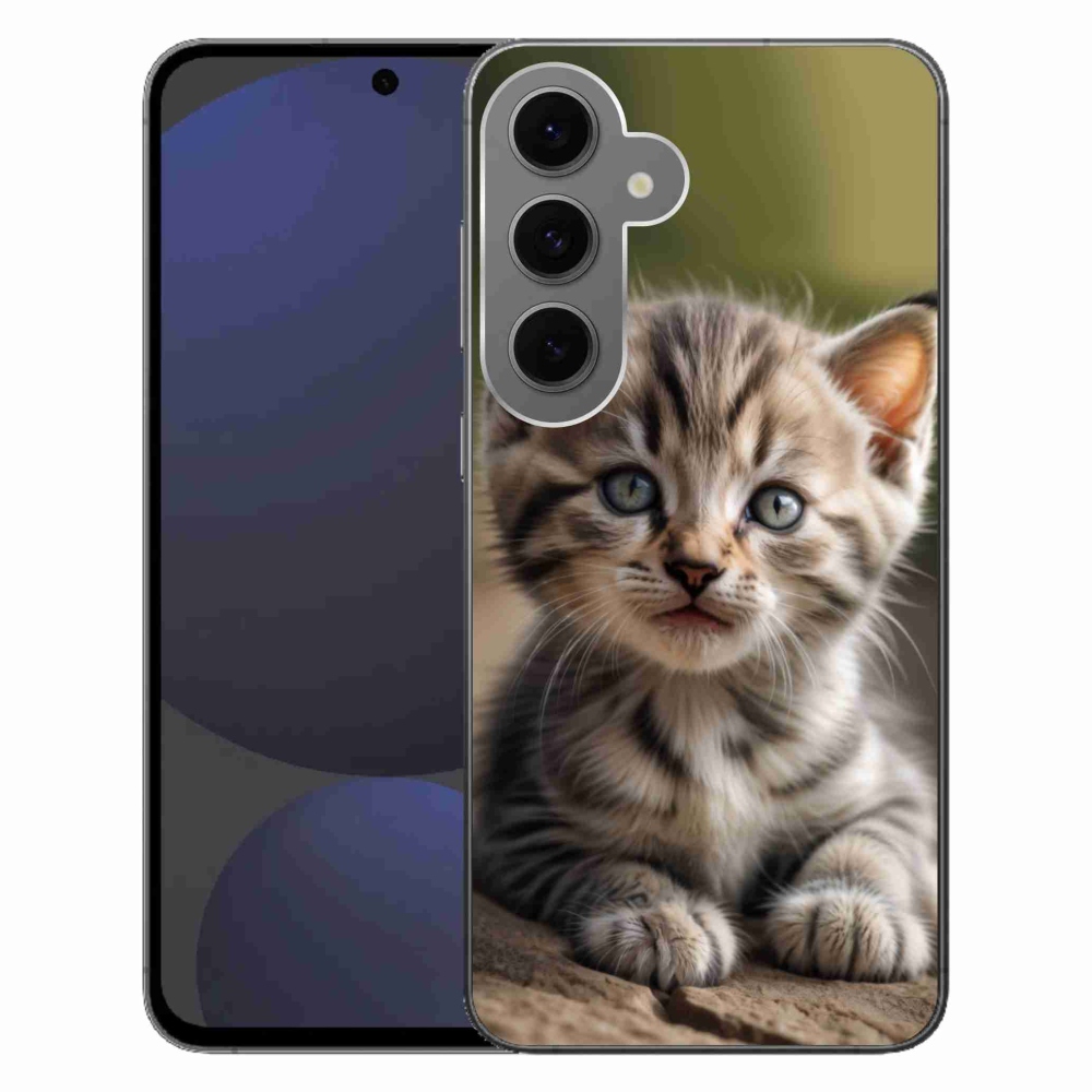 Gél borítás mmCase Samsung Galaxy S24 FE - aranyos cica 9