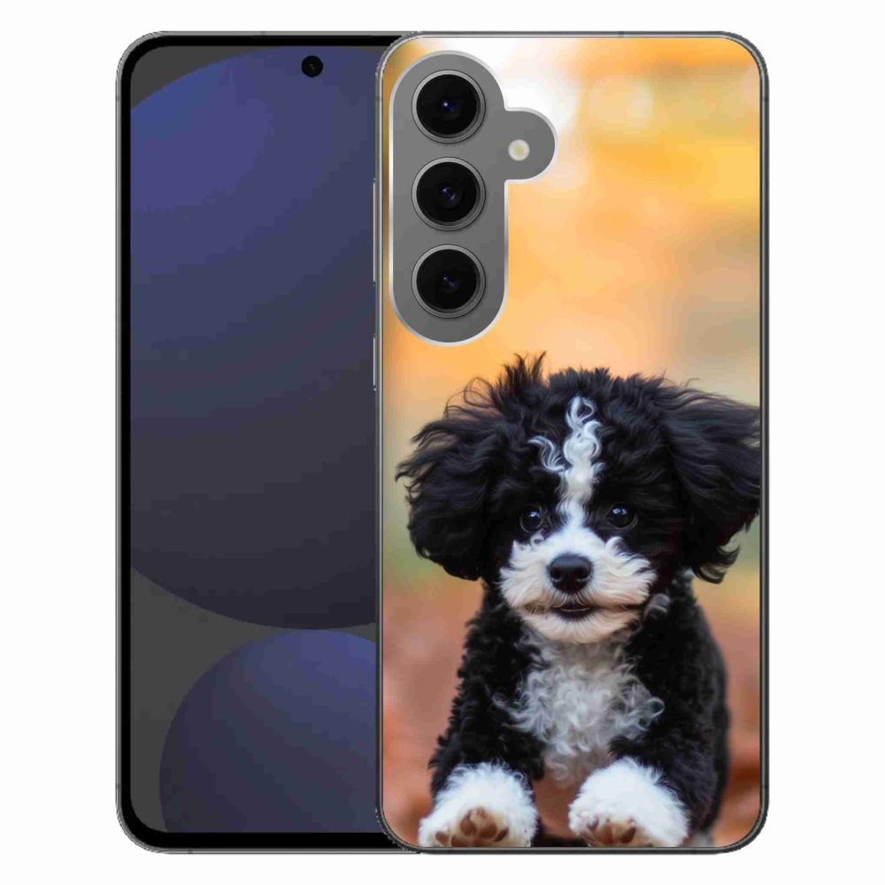 Gél borítás mmCase Samsung Galaxy S24 FE - aranyos kiskutya 2