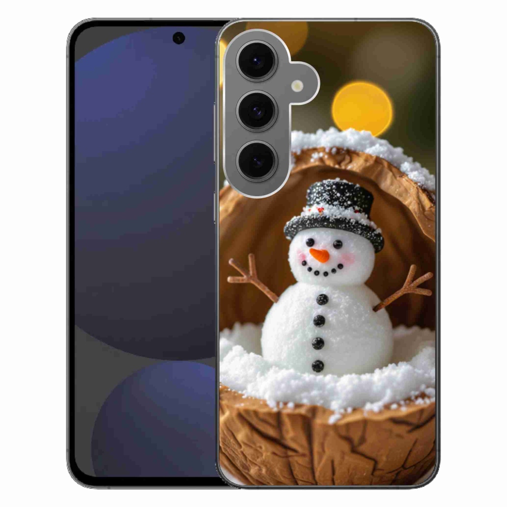 Gél védőhuzat mmCase Samsung Galaxy S24 FE - hóember 4