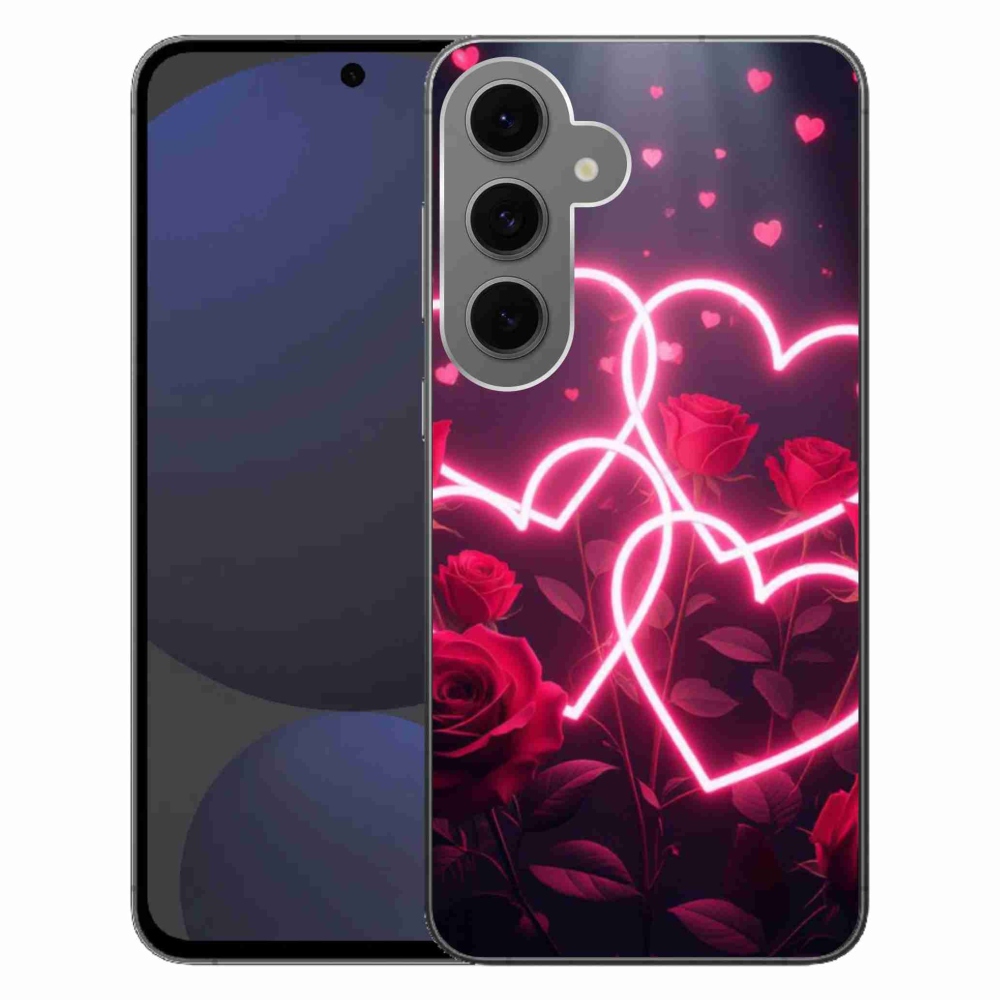 Gél borítás mmCase Samsung Galaxy S24 FE készülékhez - szerelem szíve