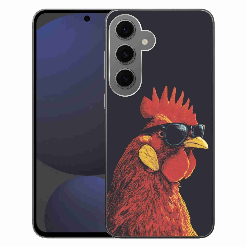 Zselés borítás mmCase Samsung Galaxy S24 FE készülékhez - stílusos kakas