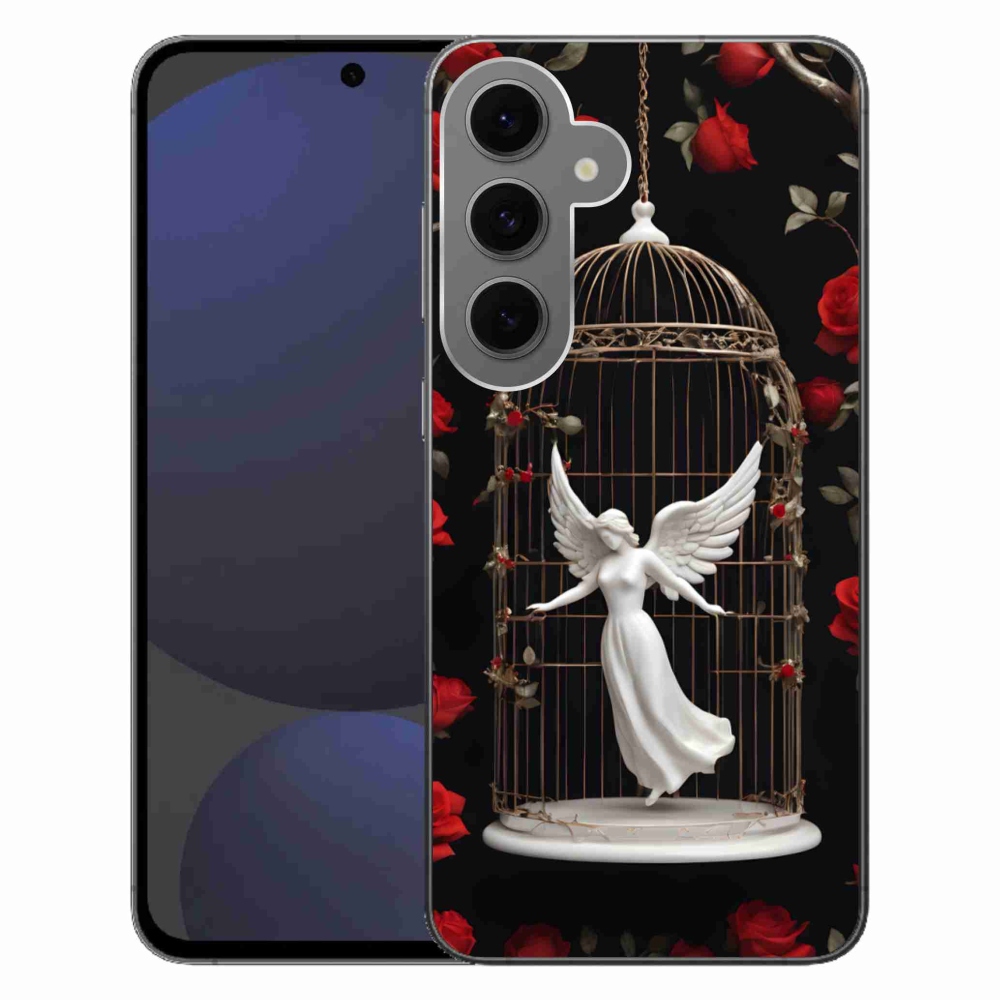 Zselés borítás mmCase Samsung Galaxy S24 FE - csapdába esett angyal