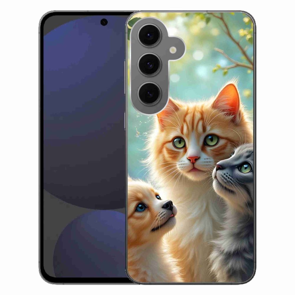 Zselés borítás mmCase Samsung Galaxy S24 FE - állatbarátság 2