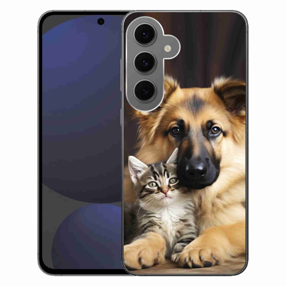 Zselés borítás mmCase Samsung Galaxy S24 FE - állati barátság