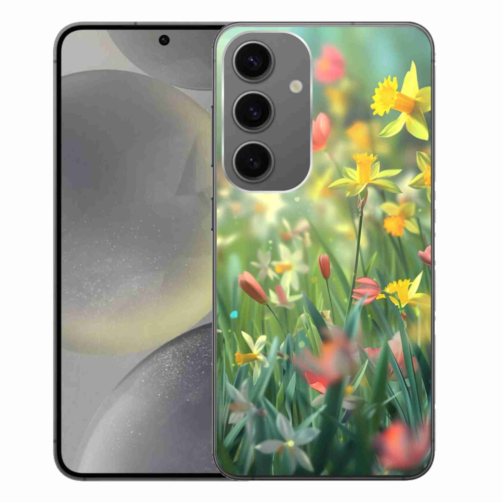 Gél borítás mmCase Samsung Galaxy S24+ - tavaszi virágok