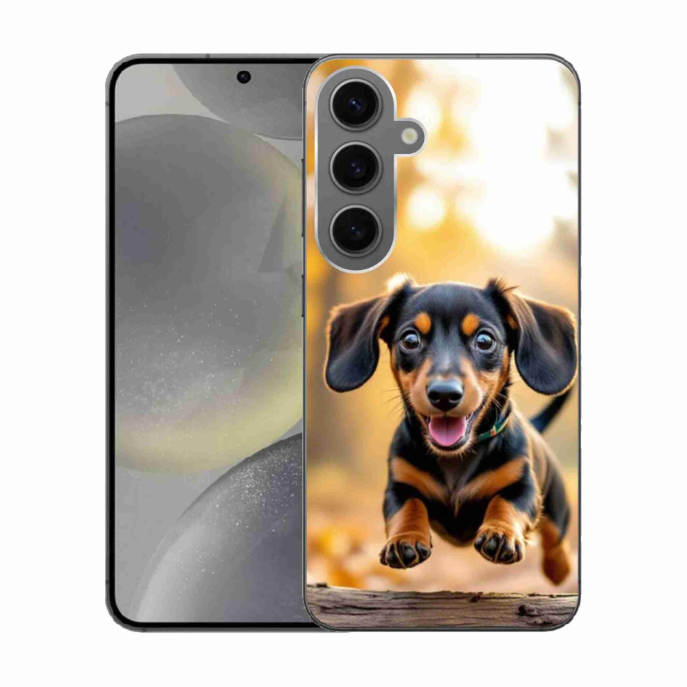 Zselés borítás mmCase Samsung Galaxy S24 készülékhez - tacskó 2