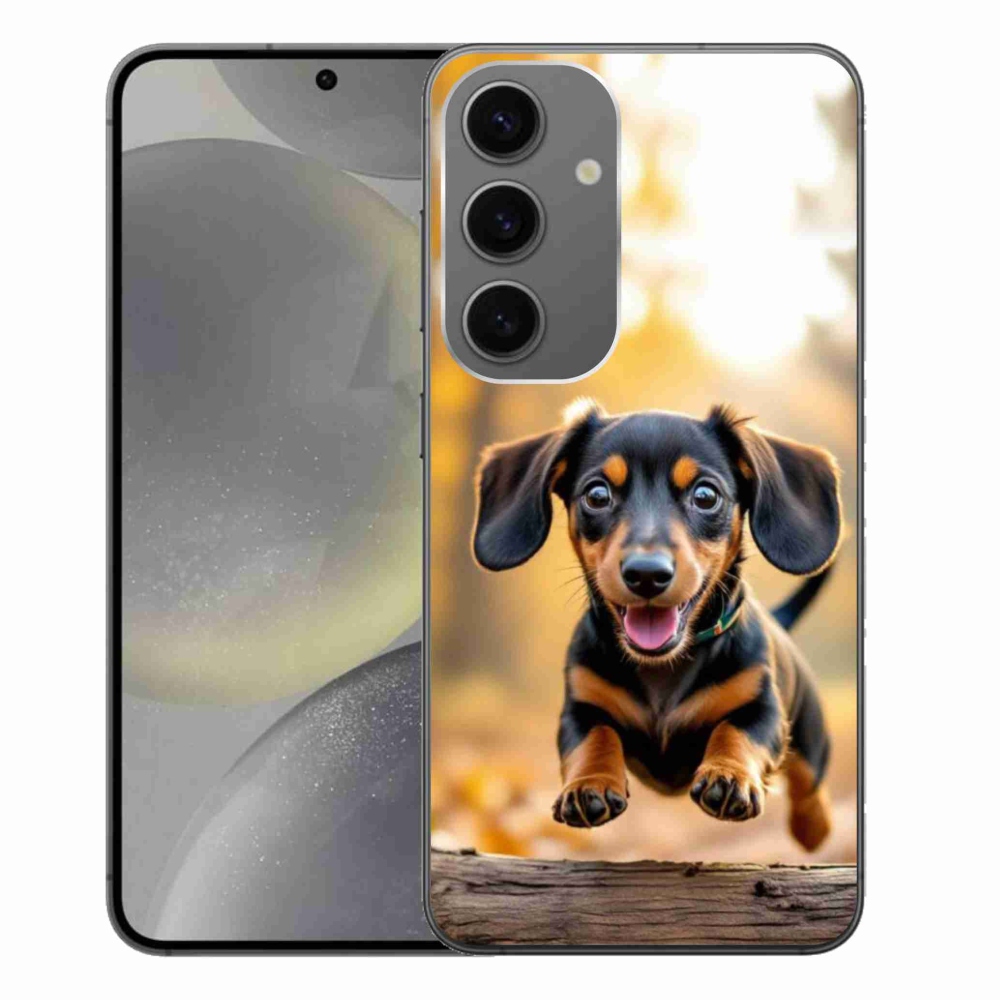 Zselés borítás mmCase Samsung Galaxy S24+ készülékhez - tacskó 2