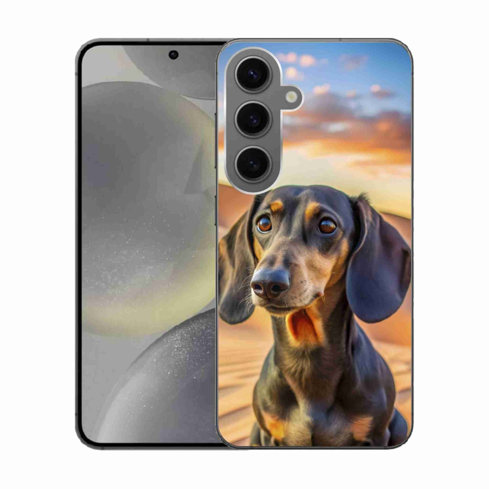 Zselés borítás mmCase Samsung Galaxy S24 készülékhez - tacskó 3