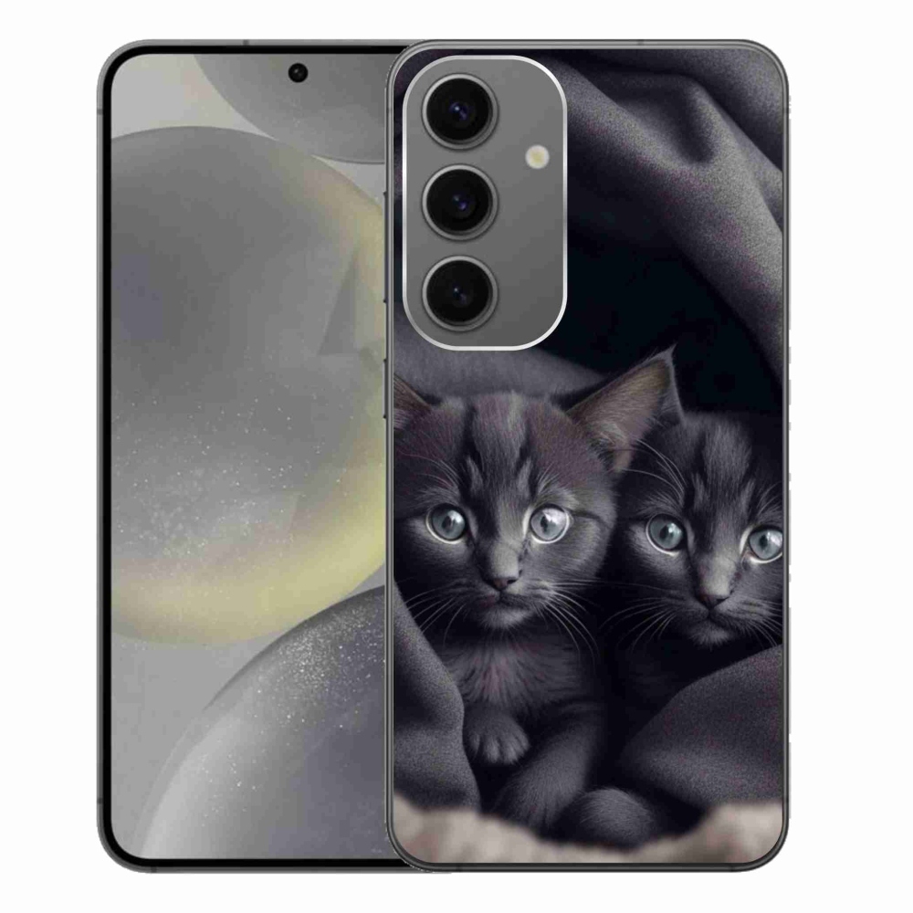 Zselés borítás mmCase Samsung Galaxy S24+ készülékhez - cat duo