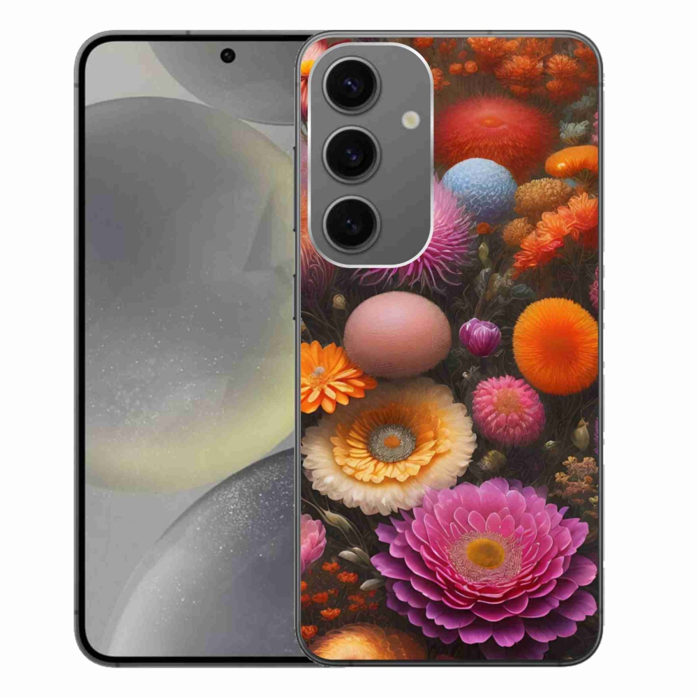 Gél borítás mmCase Samsung Galaxy S24+ - virágos kompozícióhoz