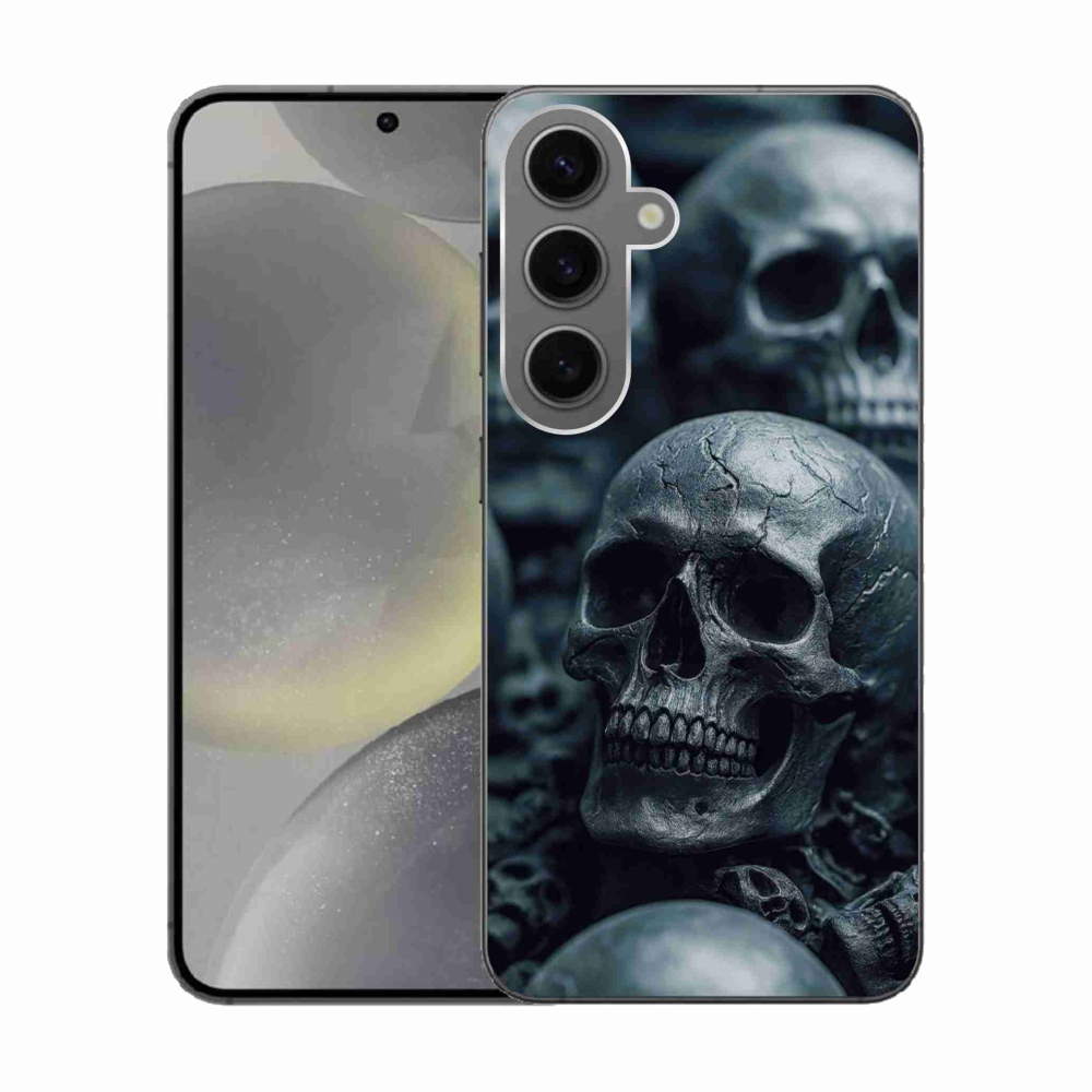 Zselés borítás mmCase Samsung Galaxy S24 - koponya 2