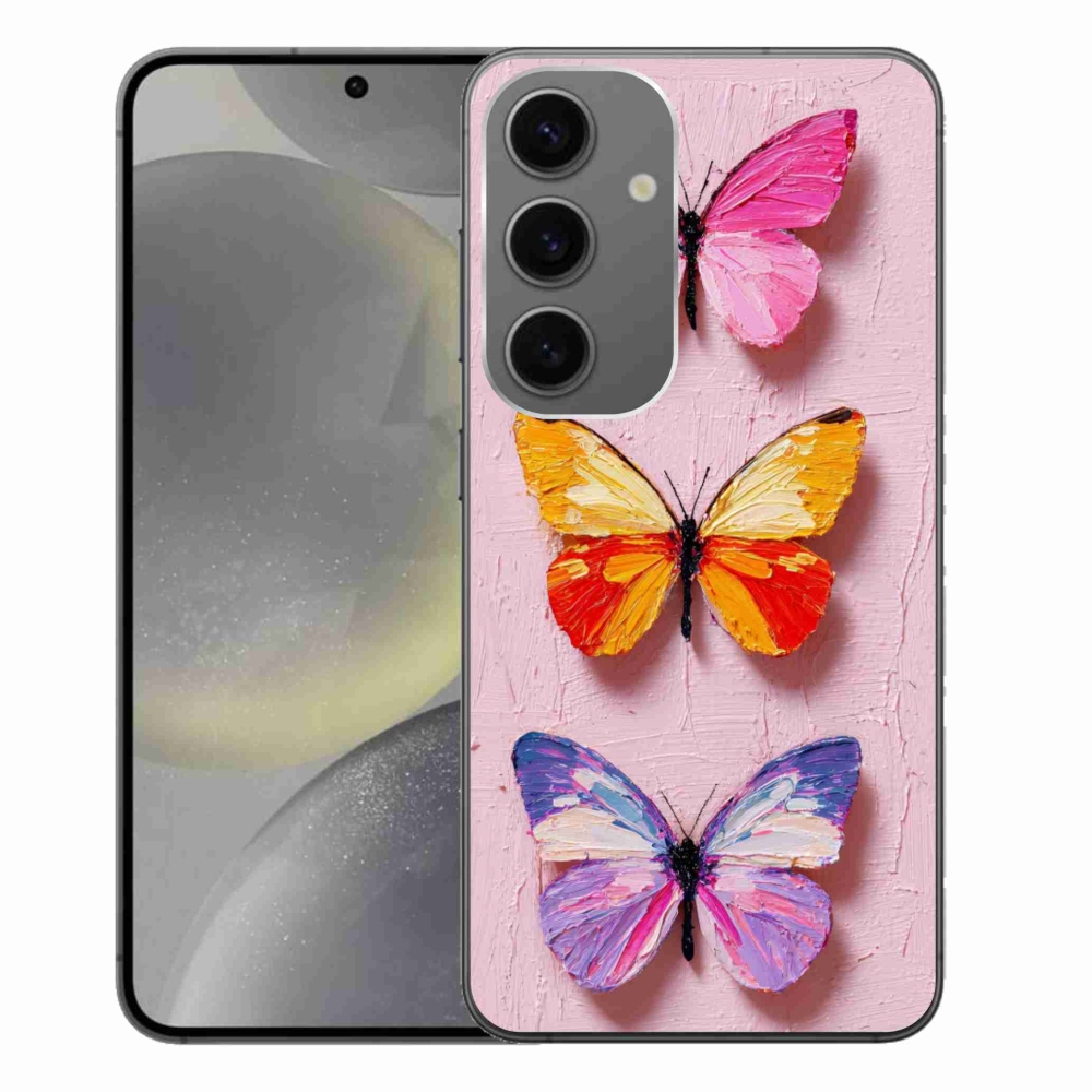 Gél borítás mmCase Samsung Galaxy S24+ - pillangó szentháromsághoz