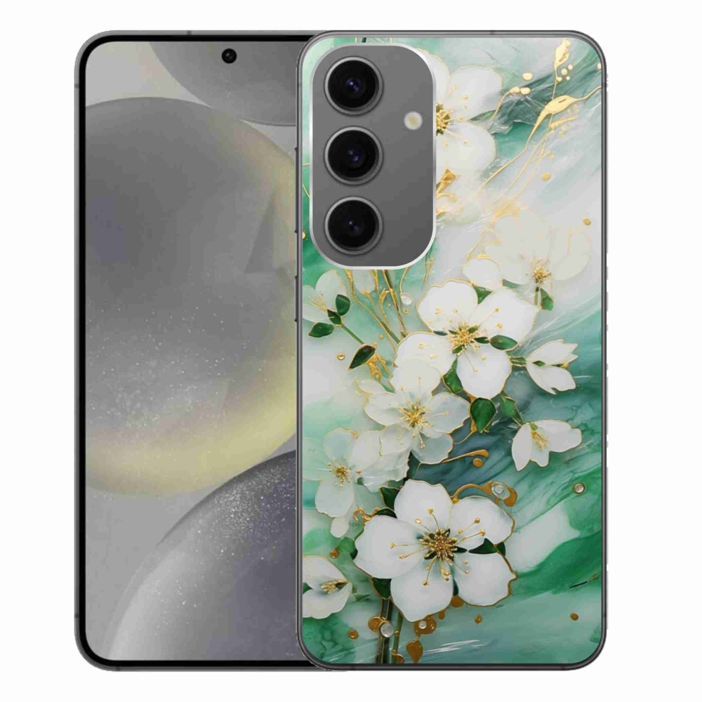 Gél borítás mmCase Samsung Galaxy S24+ készülékhez - finom virágok