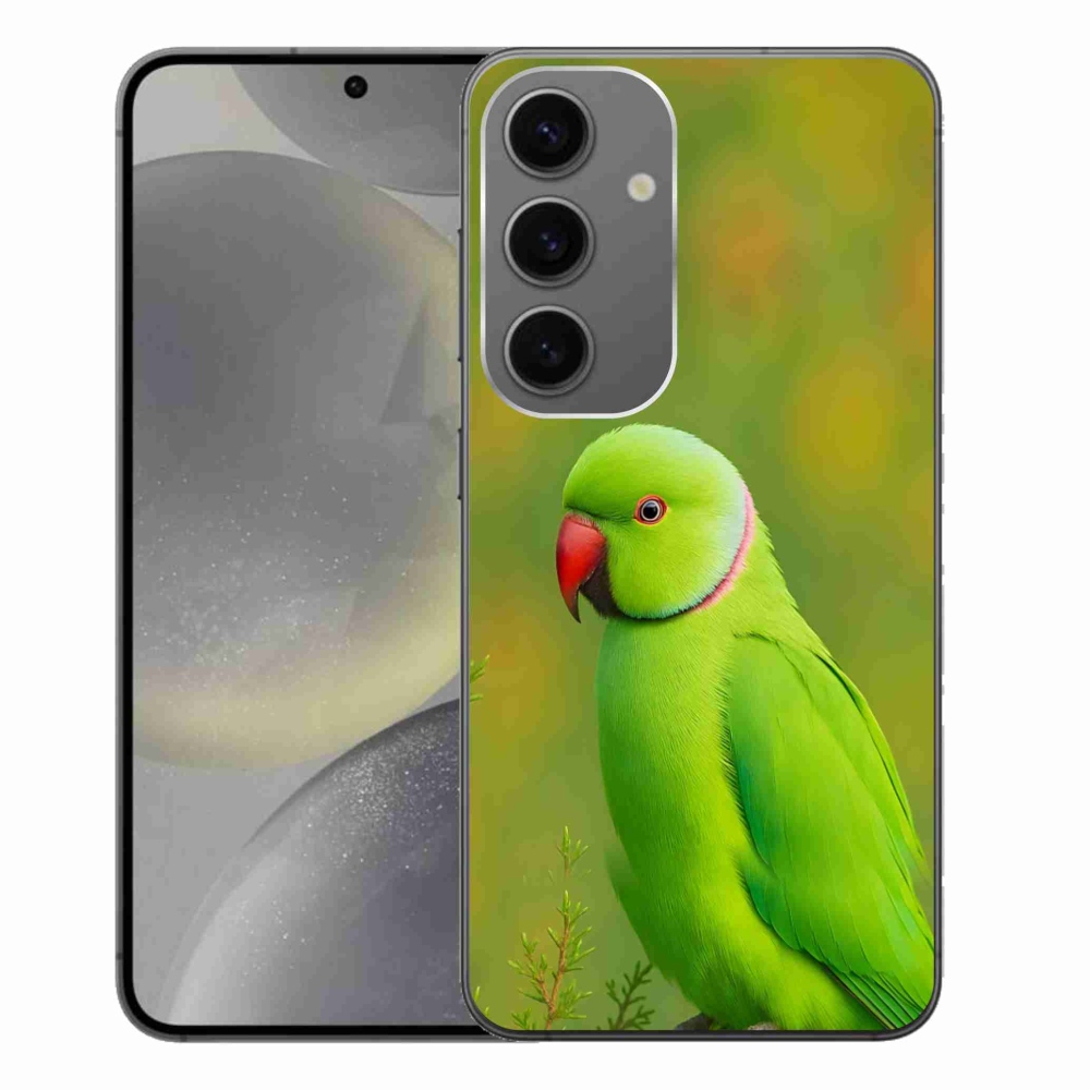 Gél borítás mmCase Samsung Galaxy S24+ készülékhez - papagáj alexandr 2