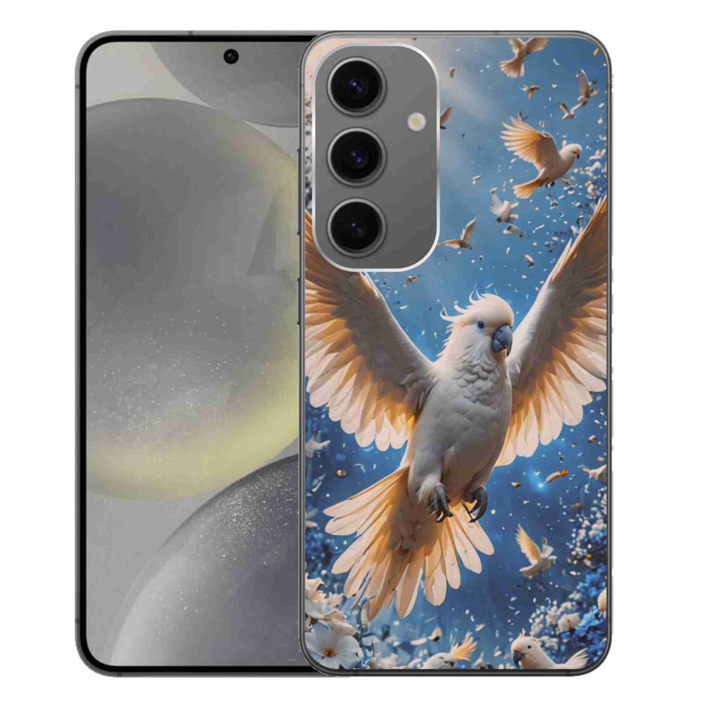 Gél borítás mmCase Samsung Galaxy S24+ készülékhez - papagáj kakadu