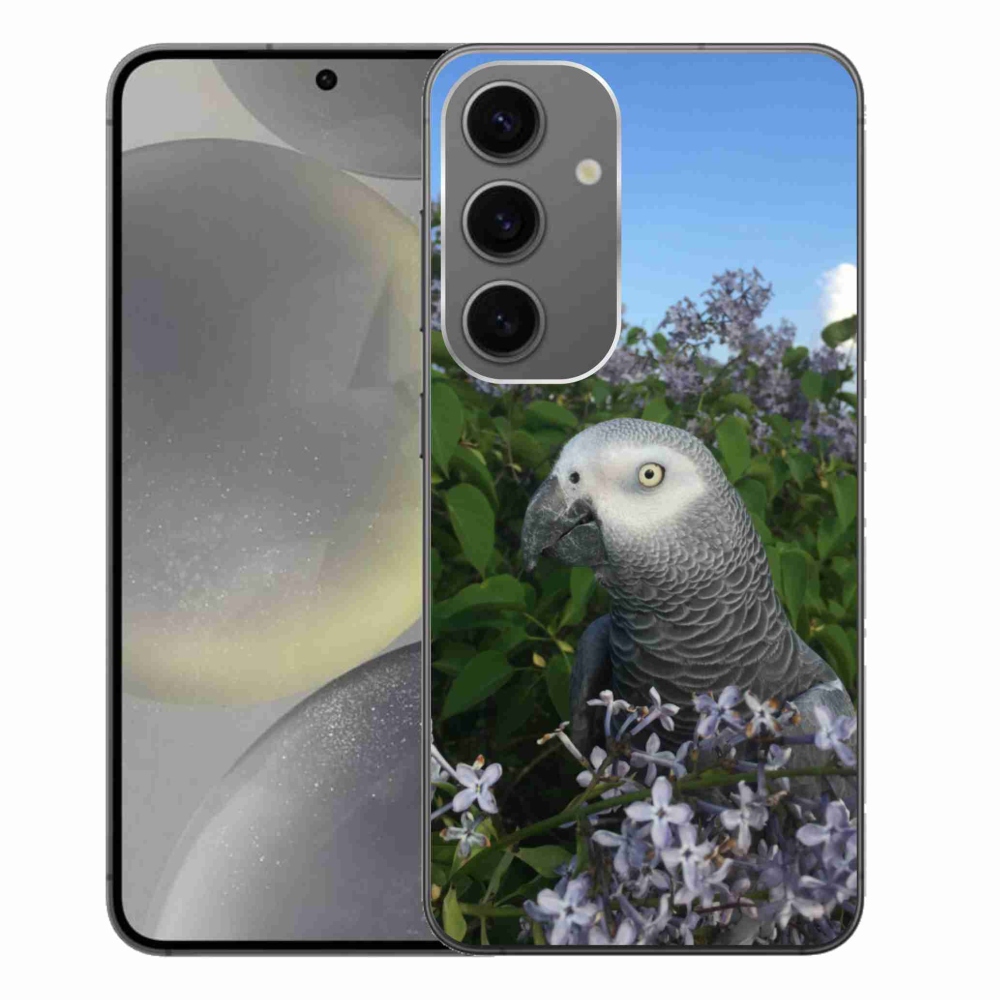 Zselés borítás mmCase Samsung Galaxy S24+ készülékhez - papagáj